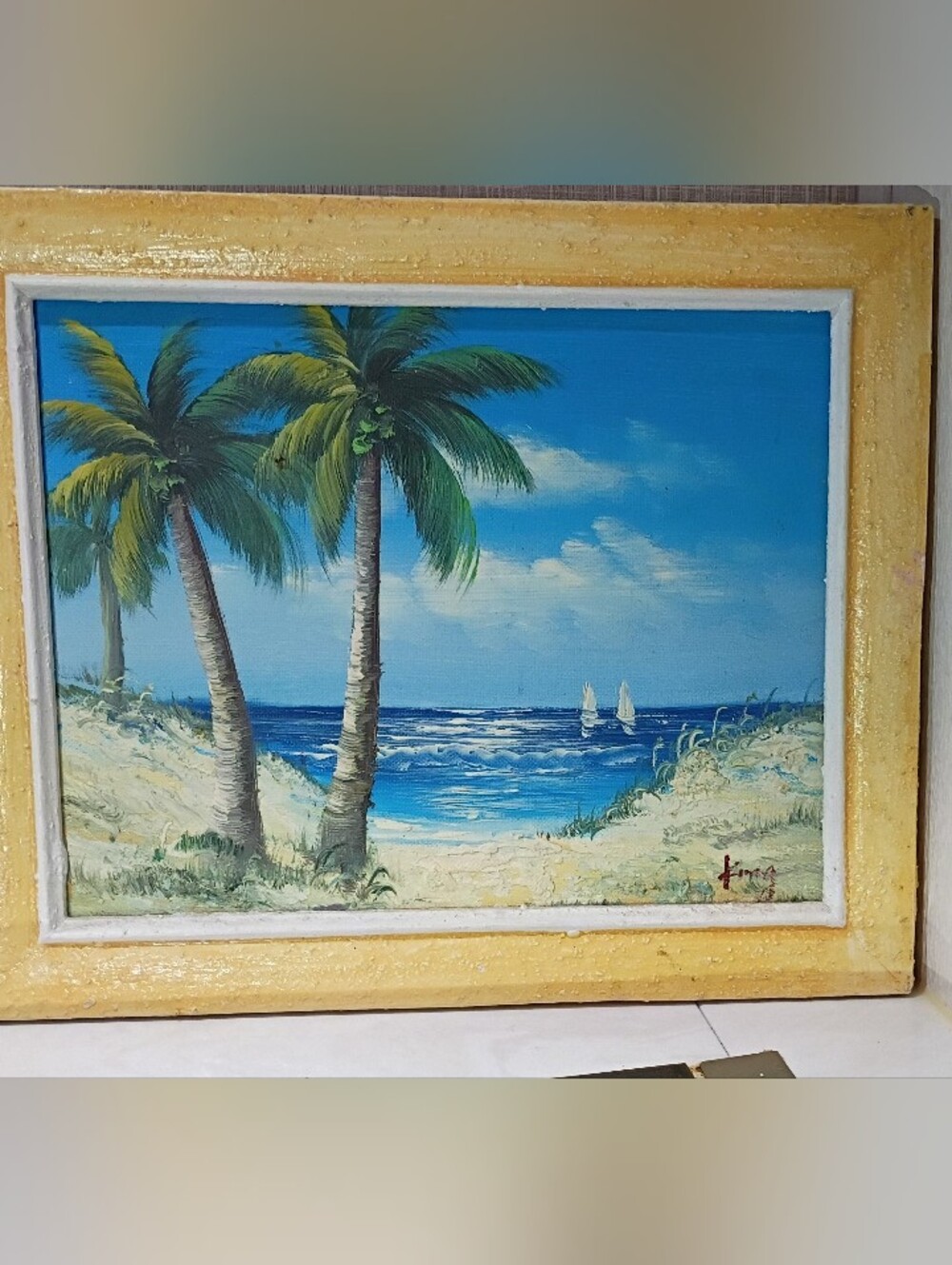 Art Painting Richard Tocci Key West - Pompano Beach Tocci Studios 24x24 Estate